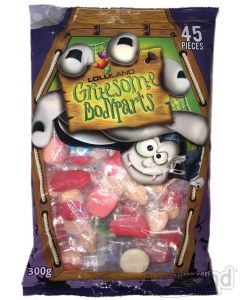Gummi Body Parts Coffin 300g