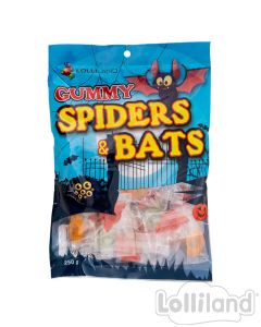 Gummy Spiders & Bats 250G
