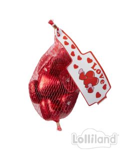 Red Chocolate Hearts 63G