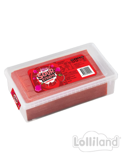 Sour Straps Strawberry 1Kg